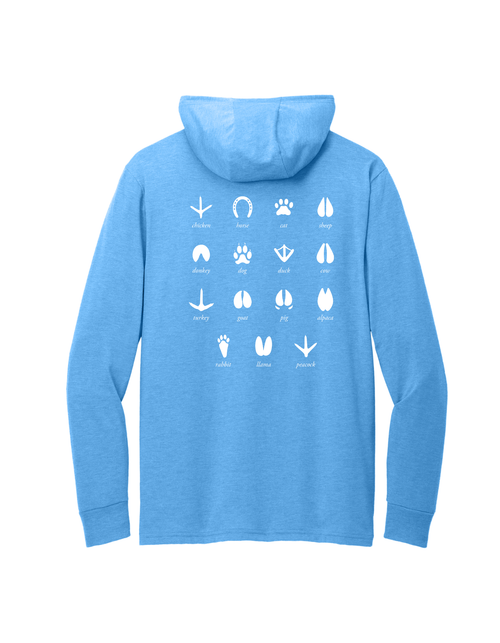 Woodhaven Rescue Long-Sleeve Hooded Animal Tracks Shirt