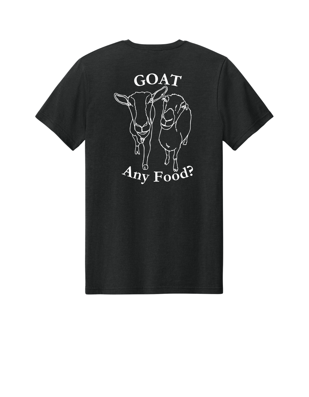 Woodhaven Rescue Goat Any Food Tee