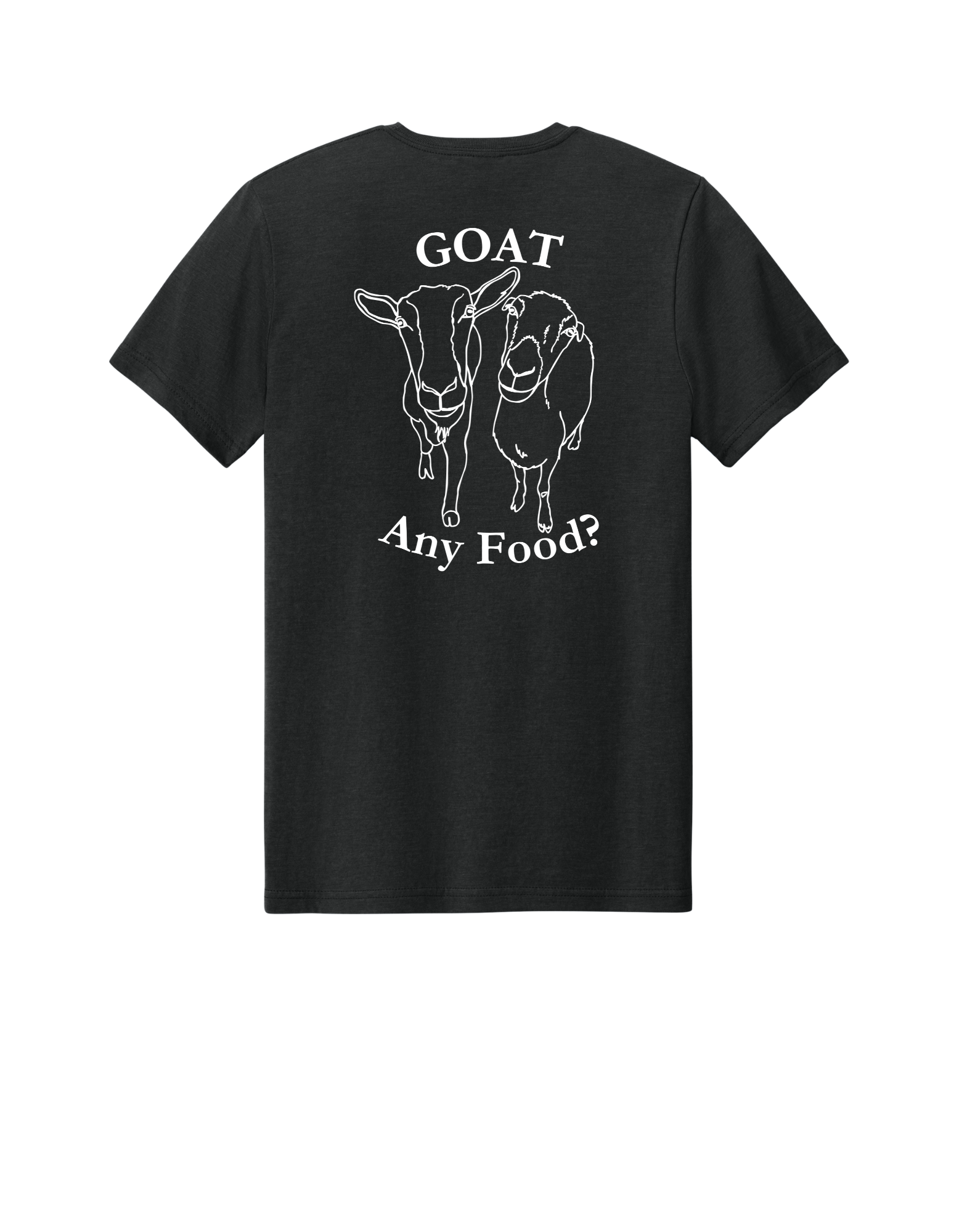 Woodhaven Rescue Goat Any Food Tee