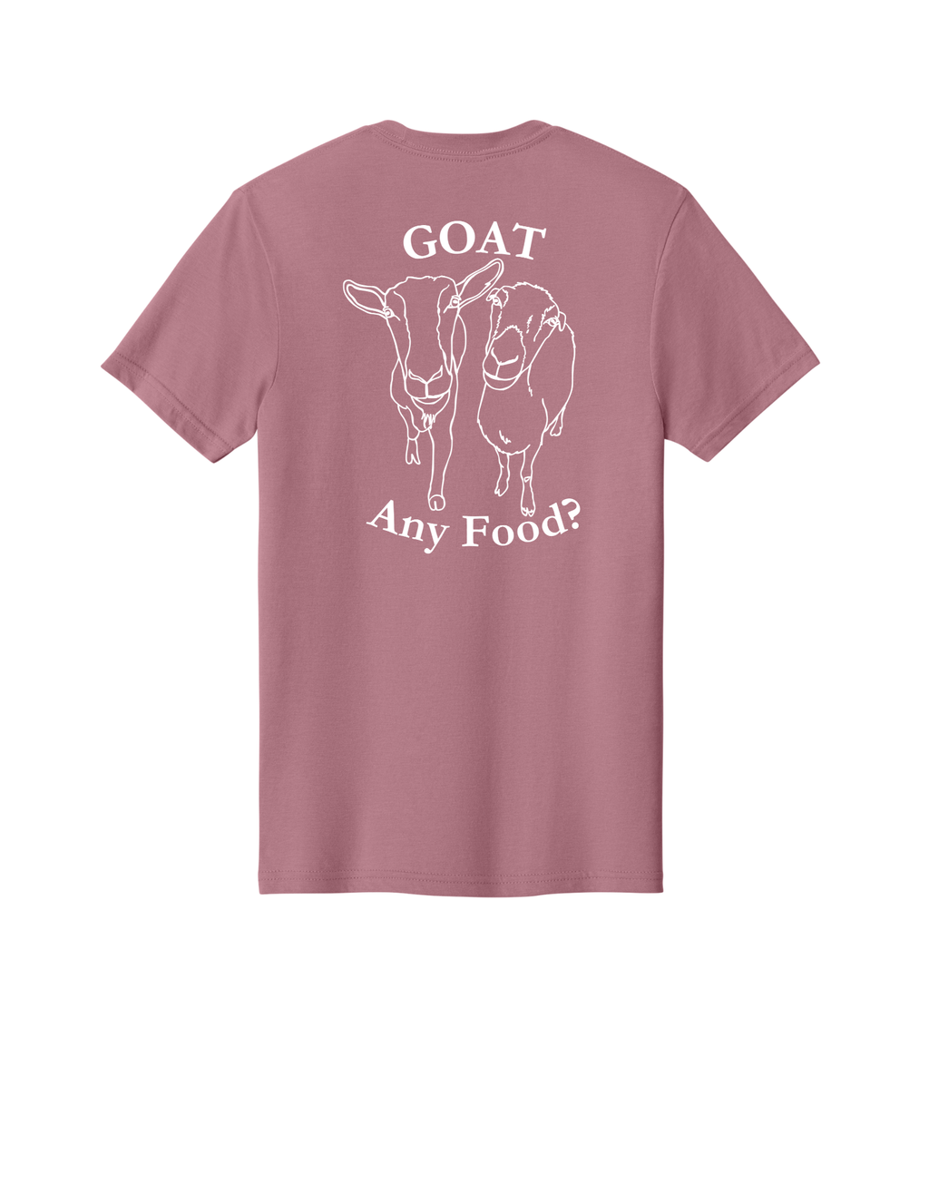 Woodhaven Rescue Goat Any Food Tee