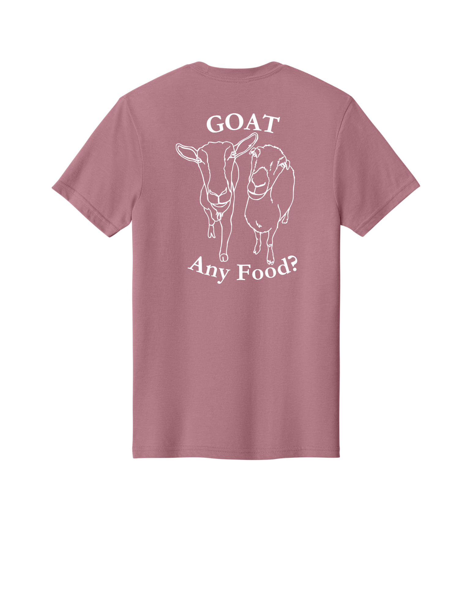 Woodhaven Rescue Goat Any Food Tee